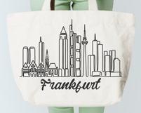 Frankfurt Minimalism Line Drawing Product Image 4