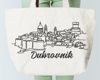 Dubrovnik Minimalism Line Drawing Product Image 4