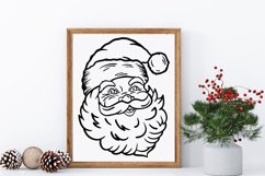 Santa SVG File - Santa Face SVG - Christmas SVG Product Image 4