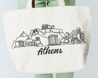 Athens Minimalism Line Drawing Product Image 4
