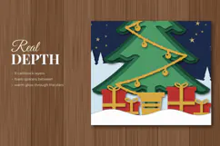 3D Layered Christmas Tree SVG Product Image 2