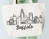 Buffalo Minimalism Line Drawing Product Image 4