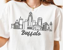 Buffalo Minimalism Line Drawing Product Image 5