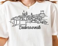 Dubrovnik Minimalism Line Drawing Product Image 5