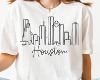 Houston Minimalism Line Drawing Product Image 5