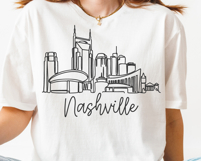 Nashville Minimalism Line Drawing Product Image 5
