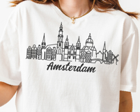 Amsterdam Minimalism Line Drawing Product Image 5