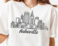 Asheville Minimalism Line Drawing Product Image 5