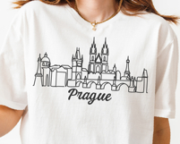 Prague Minimalism Line Drawing Product Image 5