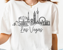 Las Vegas Minimalism Line Drawing Product Image 5
