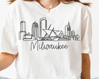 Milwaukee Minimalism Line Drawing Product Image 5