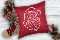 Santa SVG File - Santa Face SVG - Christmas SVG Product Image 3