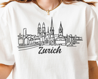Zurich Minimalism Line Drawing Product Image 5