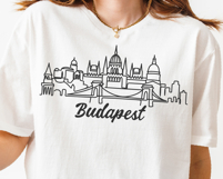 Budapest Minimalism Line Drawing Product Image 5