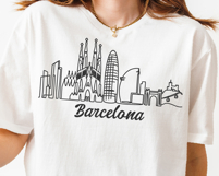 Barcelona Minimalism Line Drawing Product Image 5