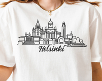 Helsinki Minimalism Line Drawing Product Image 5