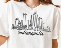 Indianapolis Minimalism Line Drawing Product Image 5