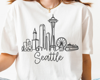 Seattle Minimalism Line Drawing Product Image 5