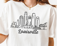 Louisville Minimalism Line Drawing Product Image 5