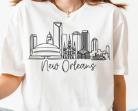 New Orleans Minimalism Line Drawing Product Image 5