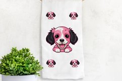 Puppy Kitchen Towel Sublimation Product Image 1