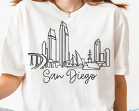 San Diego Minimalism Line Drawing Product Image 5