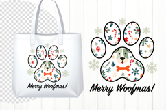Christmas Dog Sublimation, Paw Christmas Bundle PNG Product Image 4