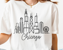 Chicago Minimalism Line Drawing Product Image 5