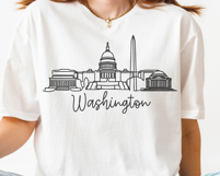 Washington Minimalism Line Drawing Product Image 5