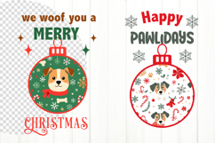 Christmas Dog Sublimation, Paw Christmas Bundle PNG Product Image 5