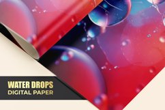 Water Drops Digital Paper Product Image 1