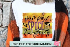 Pumpkin Spice Everything, Fall Sublimation Mug, Autumn PNG Product Image 2