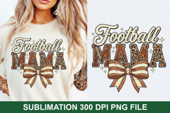 Football Mama Sublimation - Christmas PNG Design Product Image 1