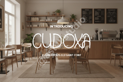 Cudoxa - Sophisticated Modern Serif Typeface Product Image 1
