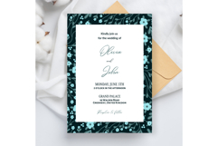 Disty Floral Wedding Invitation | Wedding Invitation Product Image 1