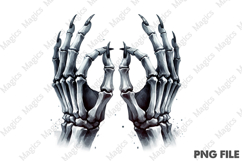 Black And White Drawing Of A Pair Of Hands Png Product Image 1