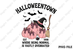 Halloweentown EST 1998 Pink Pumpkin Png Product Image 2