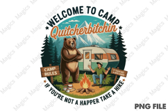 Funny Camping PNG, Family Adventure Png Product Image 1