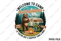 Funny Camping PNG, Family Adventure Png Product Image 1