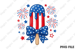 Popsicle PNG 4th of July PNG Product Image 1