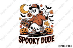 Retro Halloween Png, Boy Halloween Png Product Image 2