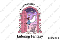 Leaving Reality Entering Fantasy Png Product Image 1