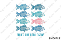Funny Summer Sardine Rules Are for Loser Product Image 1