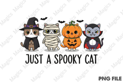 Just a Spooky Cat Sublimation Product Image 1