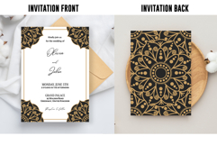 Mandala Wedding Invitation Template | Wedding Invitation Product Image 1