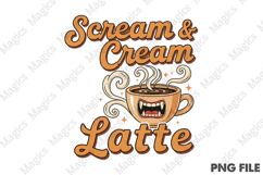 Scream &amp; Cream Latte Png Product Image 1