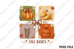 Fall Basics Sublimation Design Product Image 1