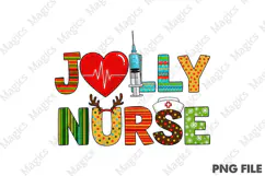 Jolly Nurse Png, Christmas Nurse Png Product Image 1