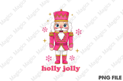 Holly Jolly Nutcracker Christmas Png Product Image 1