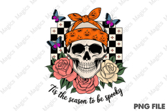 Halloween Skeleton Head Png Product Image 1